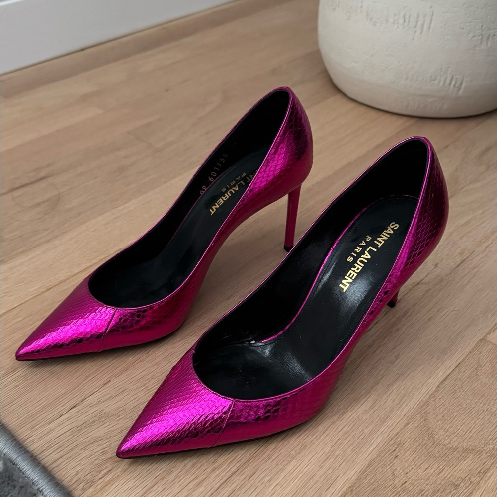 Saint Laurent Women's Pink Heels